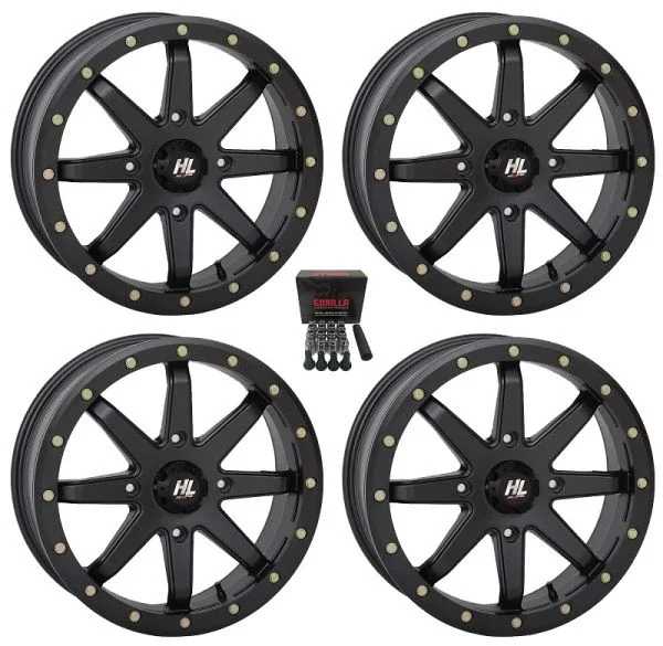 High Lifter by STI HL9 Beadlock 18″ Wheels Black Kawasaki Teryx Mule