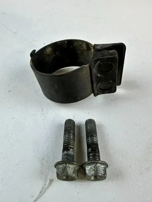 Honda 1984 XR200R Muffler Pipe Exhaust Joint Header Connection W/ Bolts OEM