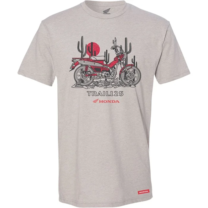 Honda Trail 125 T-Shirt – Gray – Medium NP21S-M2469-M