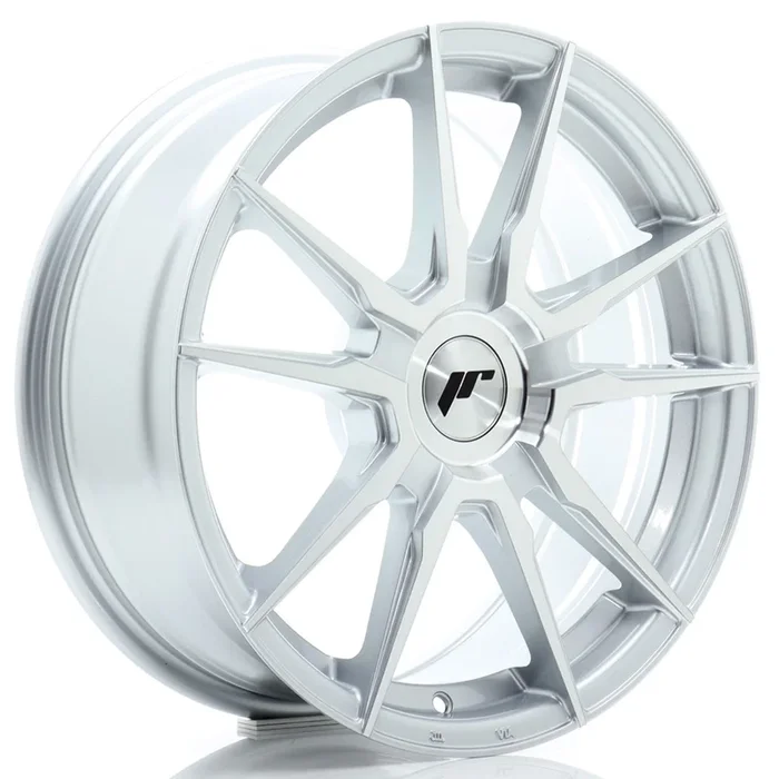 JR Wheels JR21 17×7 ET20-40 BLANK Machined Silver