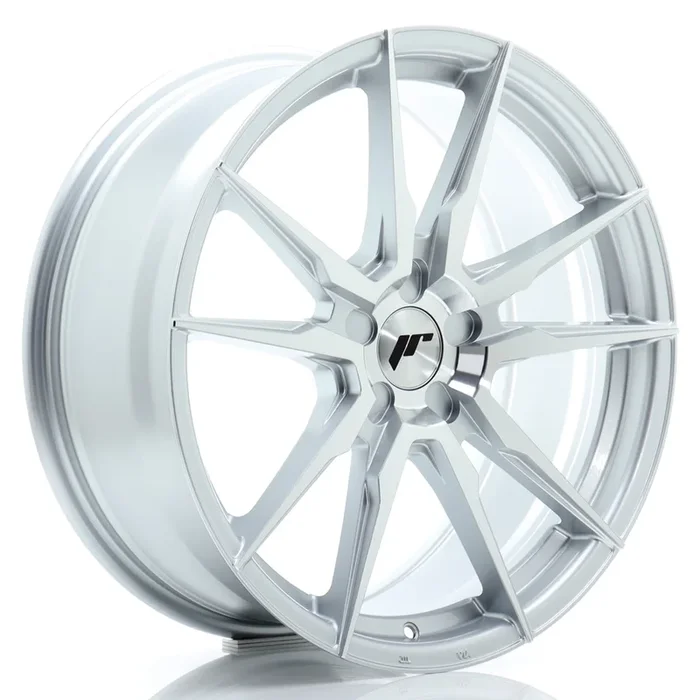 JR Wheels JR21 19×8 ET20-40 5H BLANK Silver Machined Face