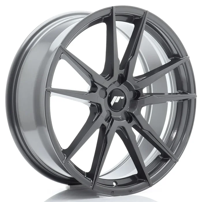JR Wheels JR21 20×8 ET20-40 5H BLANK Hyper Gray
