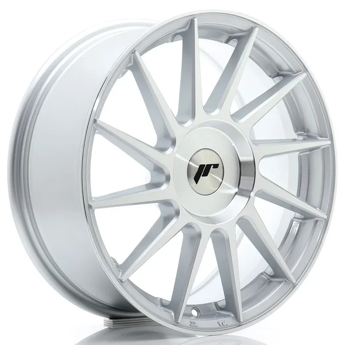JR Wheels JR22 17×8 ET20-45 BLANK Silver Machined Face