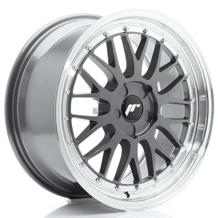 JR Wheels JR23 18×8,5 ET20-48 5H BLANK Hyper Gray w/ Machined Lip