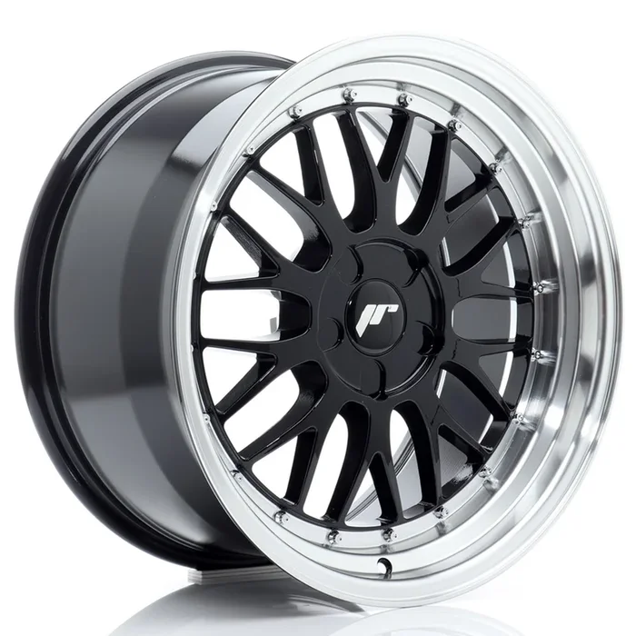 JR Wheels JR23 18×9,5 ET20-48 5H BLANK Gloss Black w/ Machined Lip