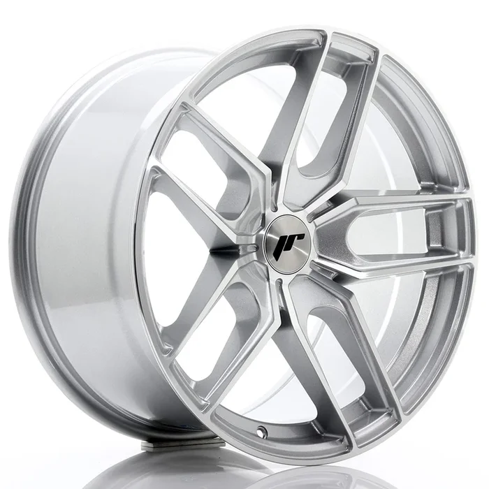 JR Wheels JR25 18×9,5 ET20-40 5H BLANK Silver Machined Face