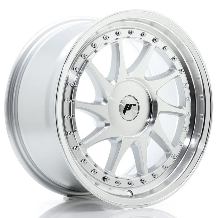 JR Wheels JR26 17×8 ET20-35 BLANK Silver Machined Face