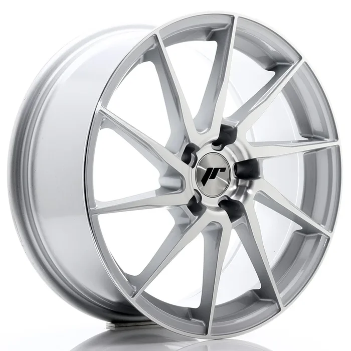JR Wheels JR36 18×8 ET35 5×120 Silver Brushed Face