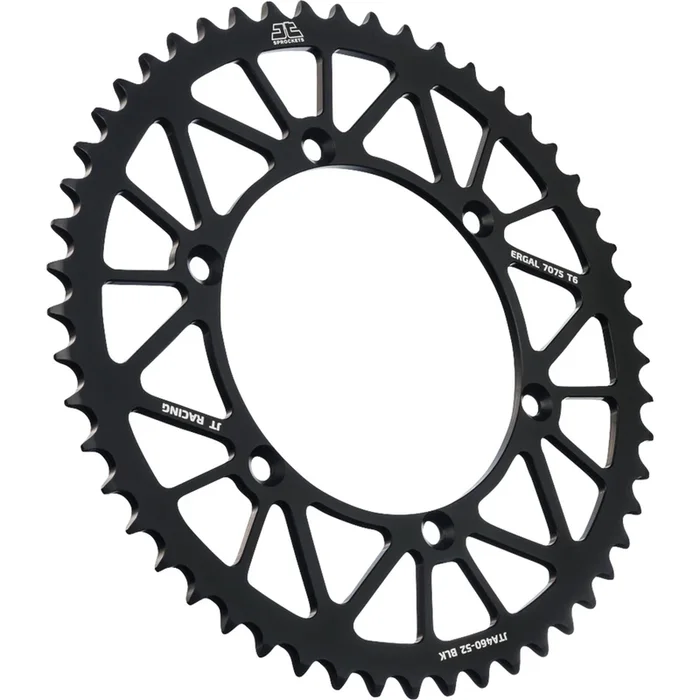 JT Sprockets Rear Sprocket – Black – 52 Tooth for Kawasaki [MPN: JTA460.52BLK]