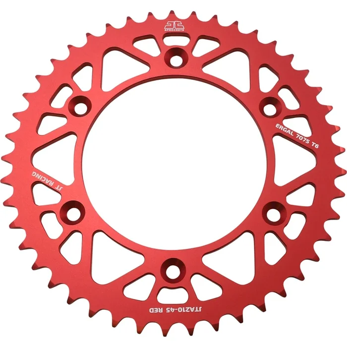 JT Sprockets Rear Sprocket for Honda – Red – 45 Tooth [MPN: JTA210.45RED]
