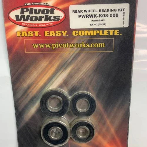 Kawasaki KX100 95-97 KX80 BW 92-94 KX80 88-97 Pivot Works Rear Wheel Bearing Kit