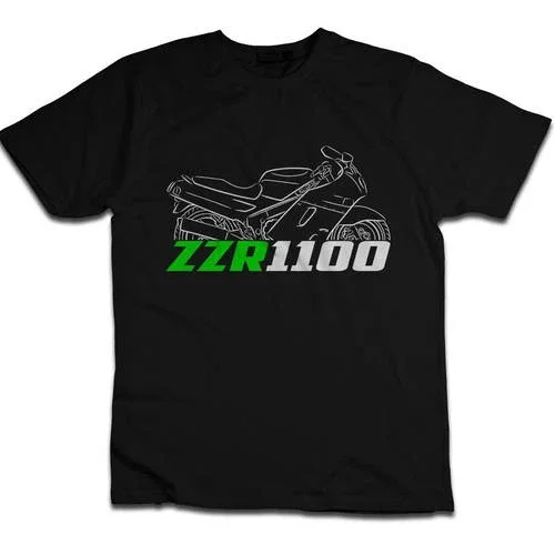 Kawasaki ZZR 1100 1990-1992 T-Shirt, Motorcycle Tee for Riders