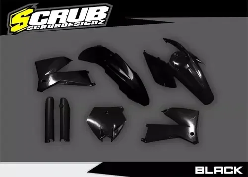 KTM 450 SMR 2005 2006 2007 Supermoto Plastic Body Kit Black