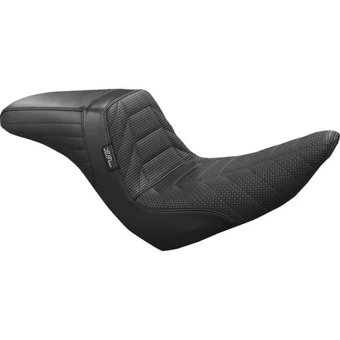 LE PERA 0801-1462 LYR-590TRKPT Kickflip Seat — Pleated/Basketweave – Track Pleat – Black ’18-’23