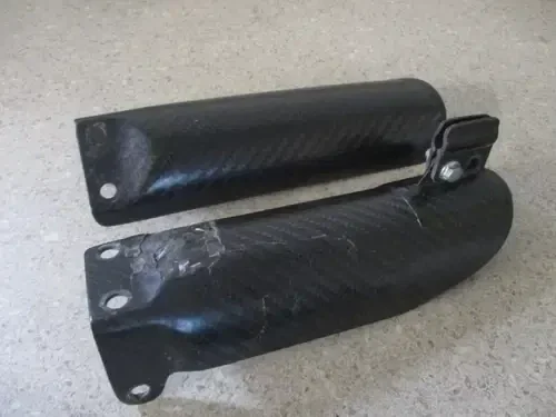 MARZOCCHI SHIVER CARBON FIBER FORK GUARDS CRF 50 XR 50 PITBIKE, M229