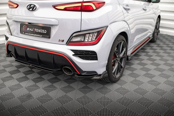 Maxton Design Rear Side Splitters V.2 Hyundai Kona N Mk1 HY-KO-1-N-RSD2G