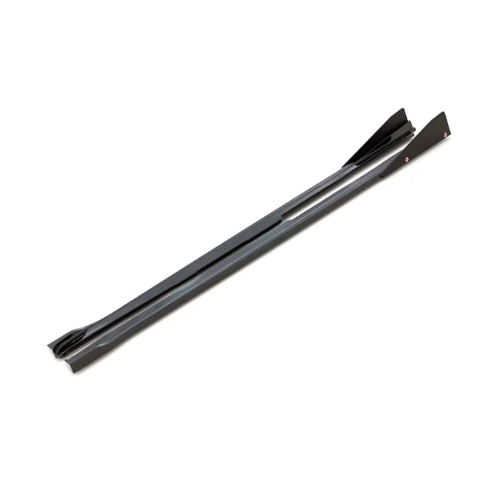 Maxton Design Toyota GR Yaris V2 Side Skirts + Flaps In Gloss Black (Mk4)