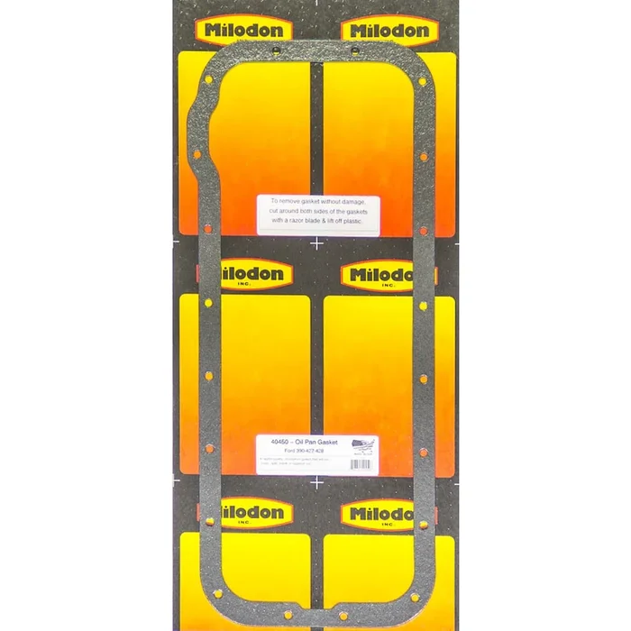 Milodon Crushproof Oil Pan Gasket Composite 1 Piece Ford FE-Series – Each