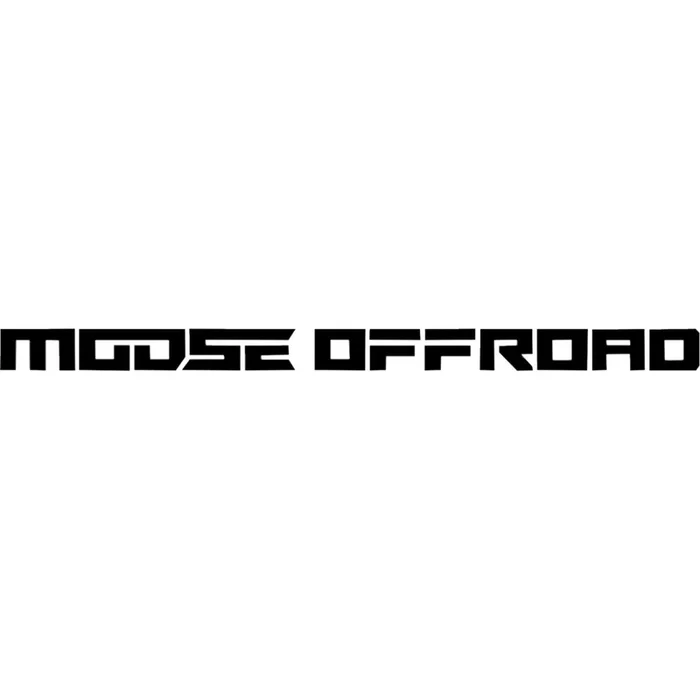 Moose Offroad Decal – Moose Corporate Horizontal – Black – 10 Pack 4320-2632