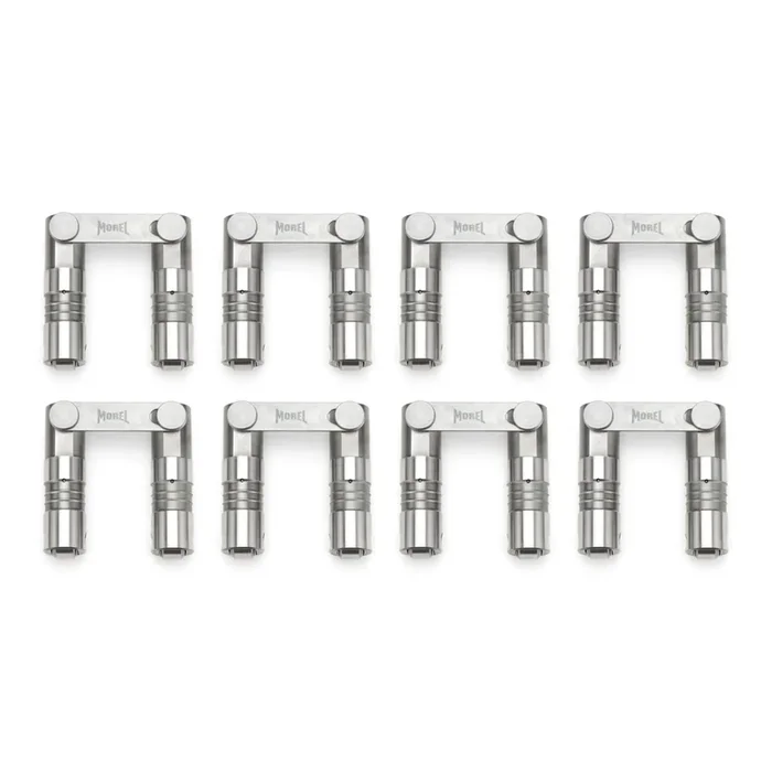 Morel Retro-Fit Street Performance Hydraulic Roller Lifter – 0.875 in OD – Link Bar – Big Block Ford/Ford FE-Series (Set of 16)