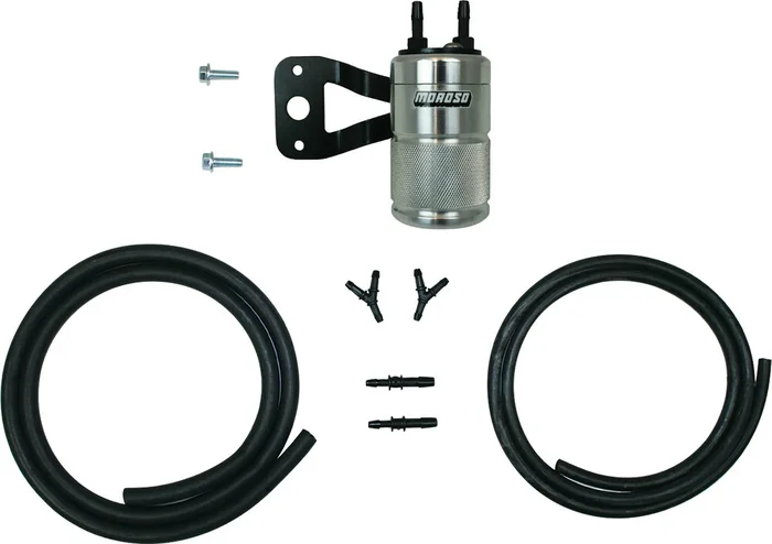 MOROSO AIR OIL SEPARATOR M8 W/STOCK & SE AIR CLEANERS POLISHED