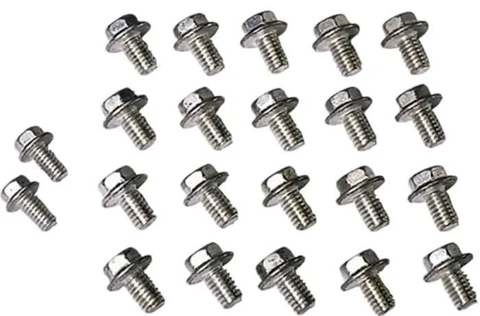Moroso Oil Pan Bolt Kit – Self Locking – SB and 90 V6 Chevy and All Oldsmobile V8S – 18 to a Set