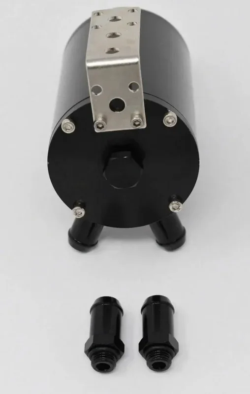 Motor K Aluminum Oil Catch Can Reservoir Tank With Breather Filter Baffled USA