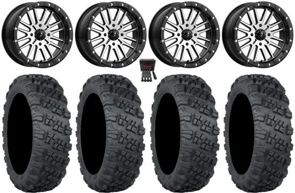 MSA Brute Beadlock 18″ Wheels 33″ Versa Cross V3 Tires Polaris RZR XP 1000 / PRO XP / Ranger XP 900/1000