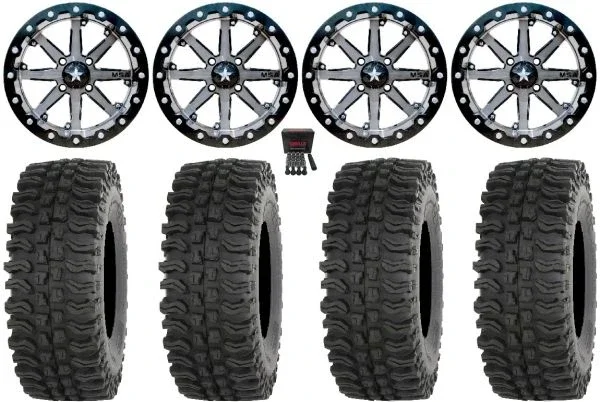 MSA Lok 14″ ATV Wheels 30″ BDC Tires Polaris Sportsman / RZR / Ranger