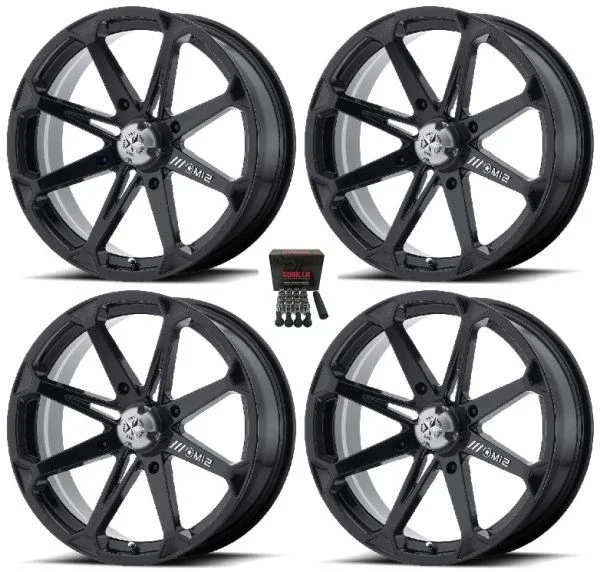 MSA M12 Diesel ATV Wheels/Rims Black 18″ Polaris Sportsman / RZR / Ranger