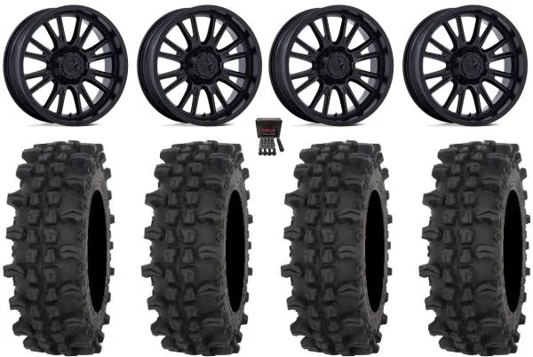 MSA ThunderLips 20″ Wheels Black 35″ ACP Tires Polaris RZR XP 1000 / PRO XP / Ranger XP 900/1000