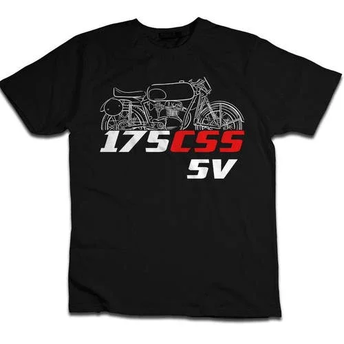 MV Agusta 175 CSS-5V 1954-1960 T-Shirt, Motorcycle Tee for Riders