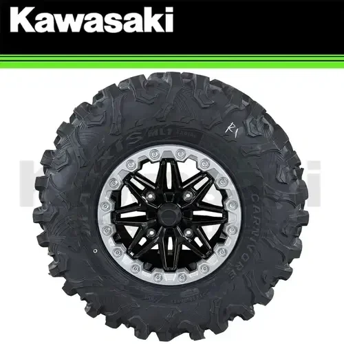 NEW 2020 – 2025 GENUINE KAWASAKI TERYX KRX1000 SPARE TIRE ASSEMBLY SILVER