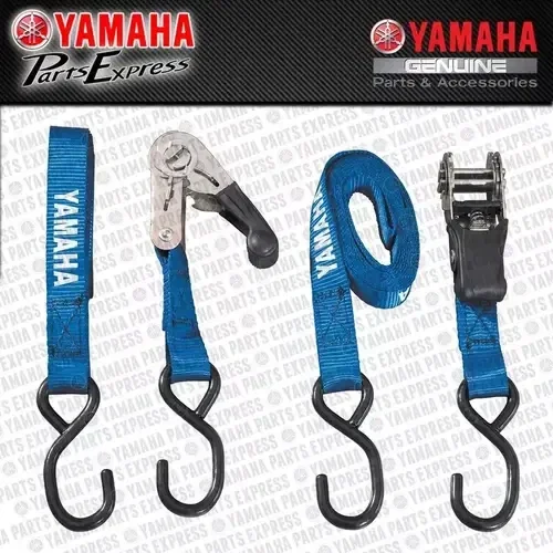 NEW GENUINE YAMAHA RATCHETING TIE DOWNS BLUE YZF YXZ YFZ R6 R1 ACC-0SS58-40-30