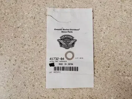 NEW OEM HARLEY DAVIDSON SEALING WASHER QTY 1 NOS PN# 41732-04