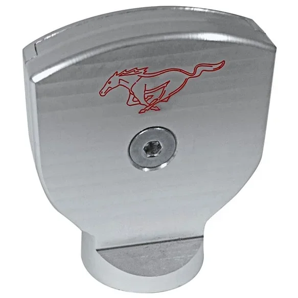 Oil Dipstick Handle (Billet, ft. Pony) for Mustang 2015-17 | #FR3Z-6750-BL | Drake Muscle Cars