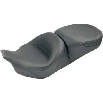 (OPEN BOX) MUSTANG 0801-0456 76033 One-Piece 2-Up Ultra Touring Seat – Smooth – ’08-’21 FLT
