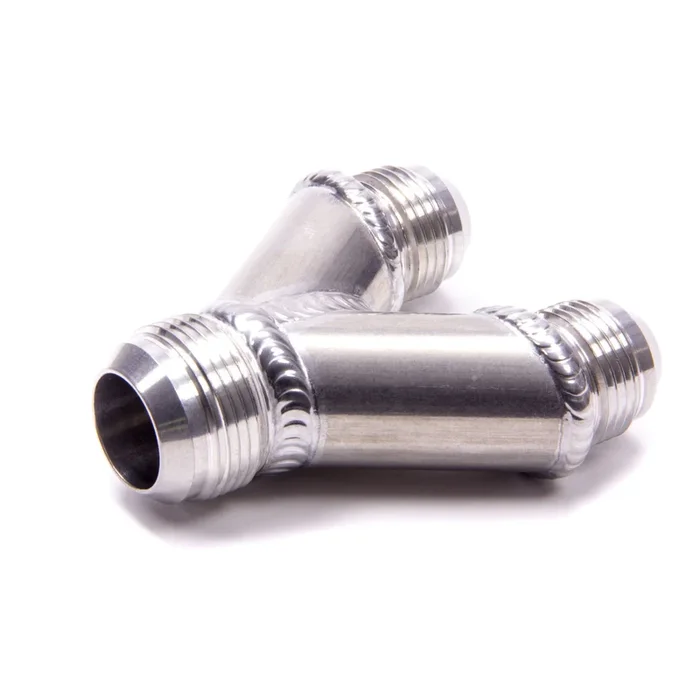 Peterson Aluminum Y-Manifold – Male -12AN/-12AN/-16AN