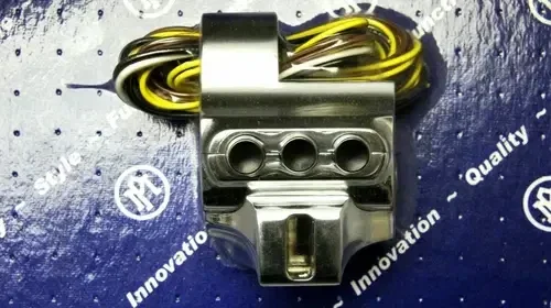 Pm Chrome Four Button Switch Housing Left Side 4 Harley Davidson W/ Cable Clutch