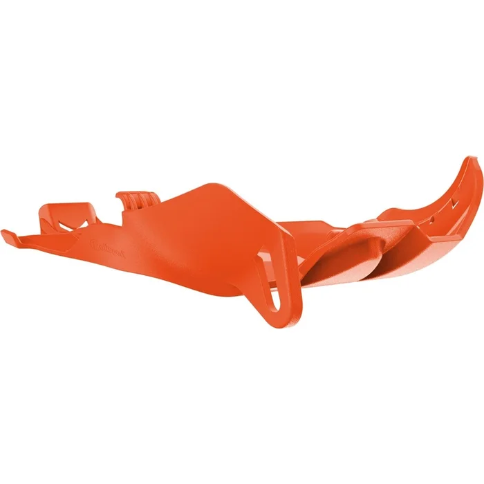 Polisport Fortress Skid Plate with Link Protector – Orange 8469000002