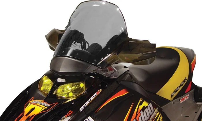 POWERMADD COBRA W/S TALL SMOKE 14.5″ S-D REV FAIRING MOUNTED
