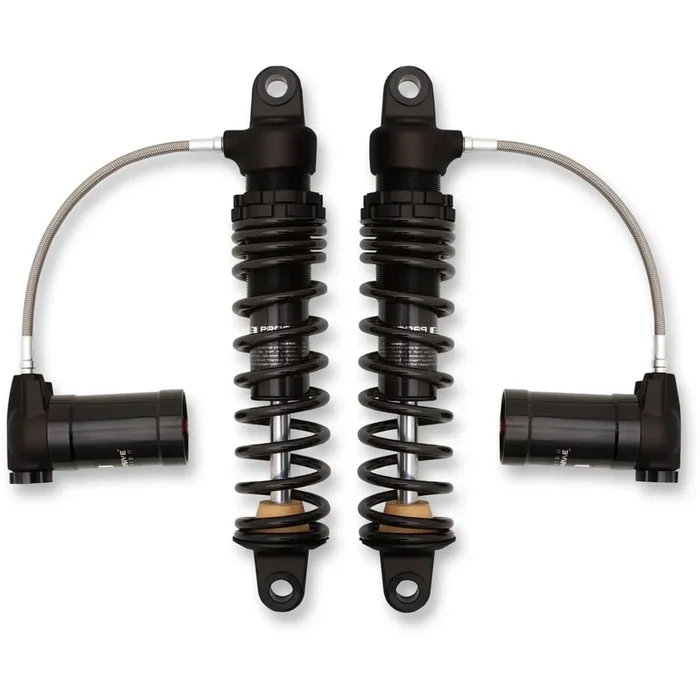 PROGRESSIVE SUSPENSION 1310-1556 970-2004B 970 Series Remote Reservoir Shocks gloss black/matte black – heavy-duty – 12 “