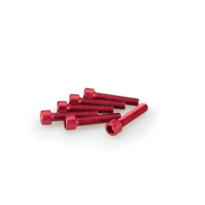 Puig Allen Screw Kit – M6X30mm – Red 0258R
