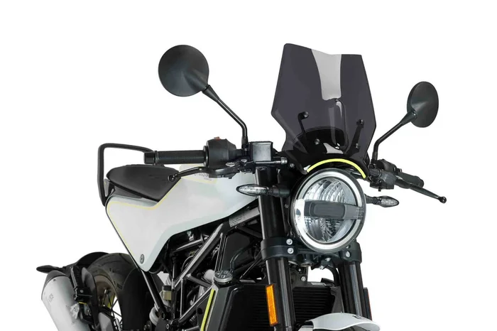 Puig Hi-tech Parts 561-09702D 9702F WINDSCREEN NAKED NEW GEN SPORT DARK SMOKE HUS