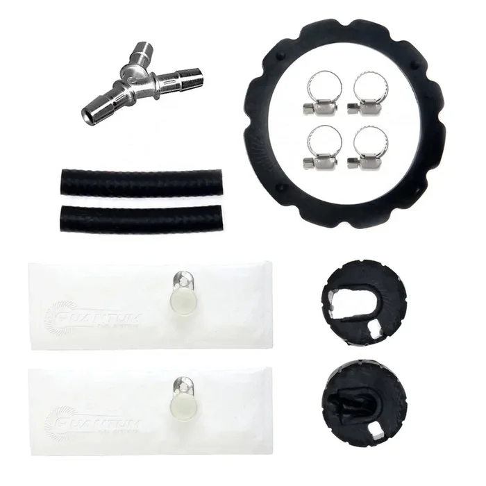 QFS Dual Fuel Pump Installation Kit + Y-Fitting For Walbro GSS342 For Ford Lightning