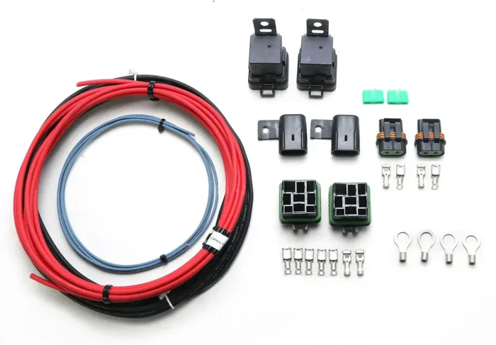 QFS Dual Fuel Pump Relay Hotwire Kit – Includes Relays, Wiring, Fuses, Terminals