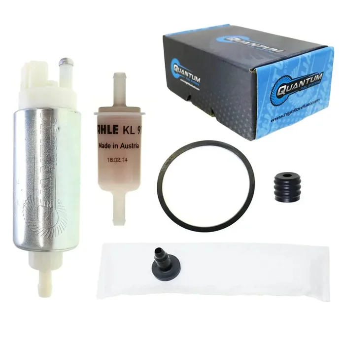 QFS In-Tank Fuel Pump w/ Genuine Mahle Filter + Tank Seal, HFP-404-TF