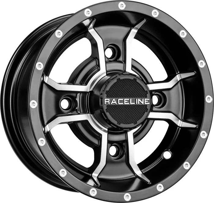 RACELINE MAMBA SPORT WHEEL 10X5 4/156 3+2 BLK/MACHINED