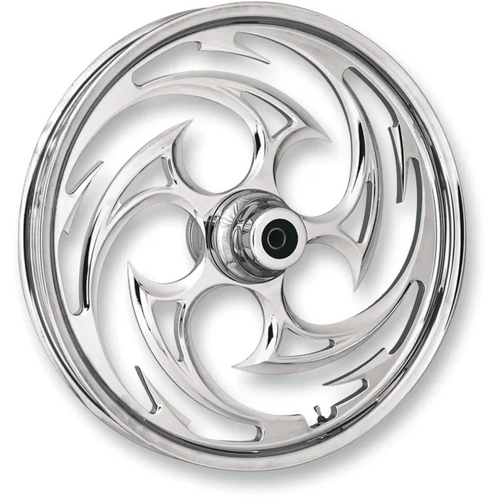 RC COMPONENTS 0201-0961 21350-9031-85C One-Piece Forged Aluminum Wheel — Savage – Front – Dual Disc/without ABS – Chrome – 21×3.5 – ’08-’13 FLT