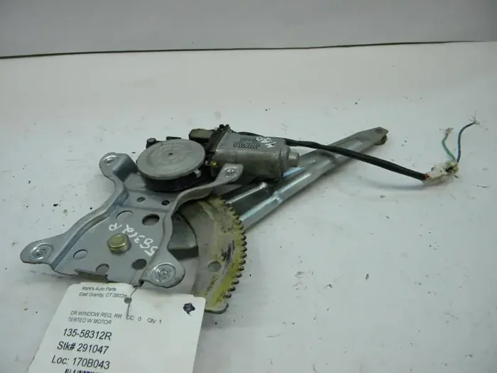 REAR DOOR WINDOW REGULATOR POWER Toyota 4 Runner 1996-2002 Right – MRK40210